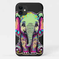Niedlich Baby Elephant sitzend digitale Abbildung