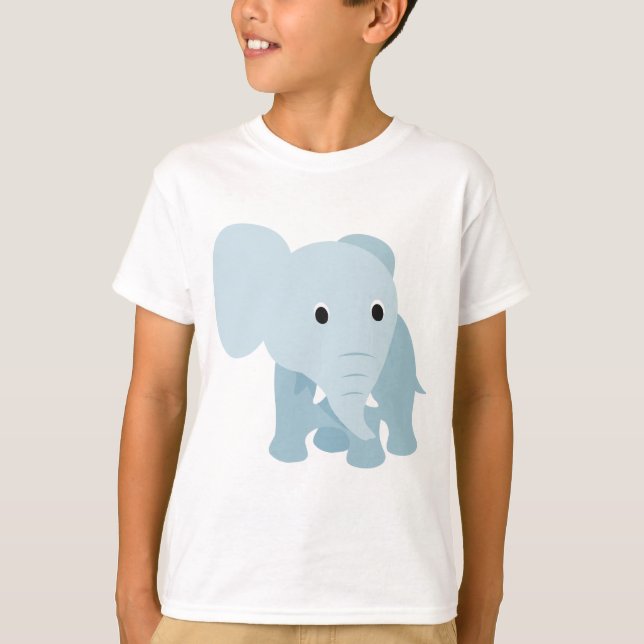 Niedlich Baby Elephant T-Shirt (Vorderseite)