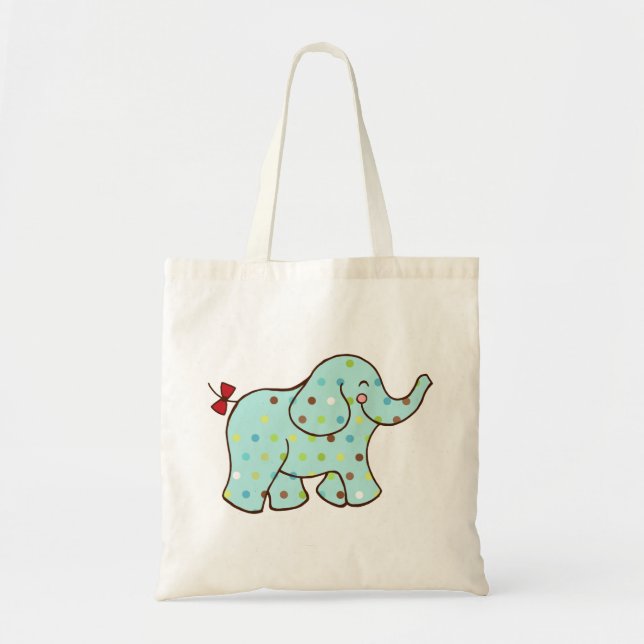 Niedlich Baby Elephant Tote Bag Geschenk Tragetasche (Vorne)