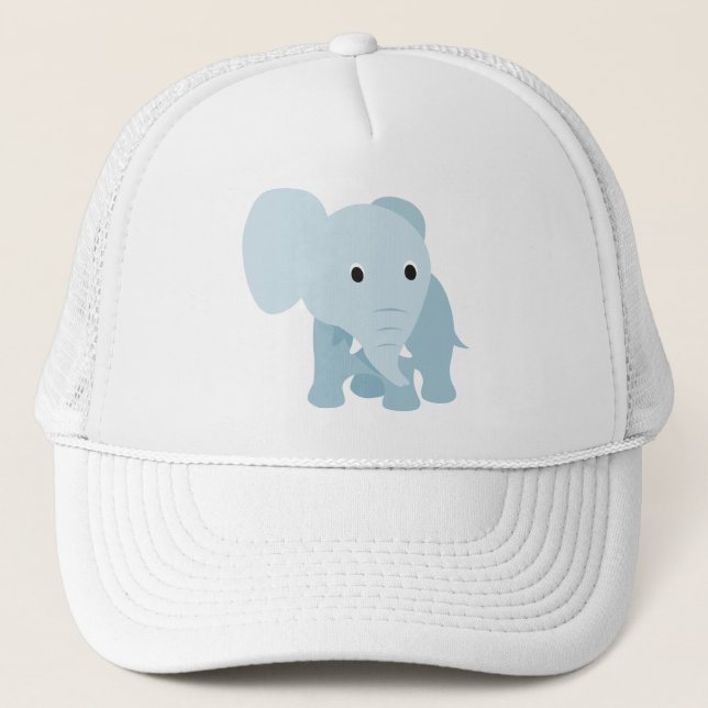 Niedlich Baby Elephant Truckerkappe (Vorderseite)
