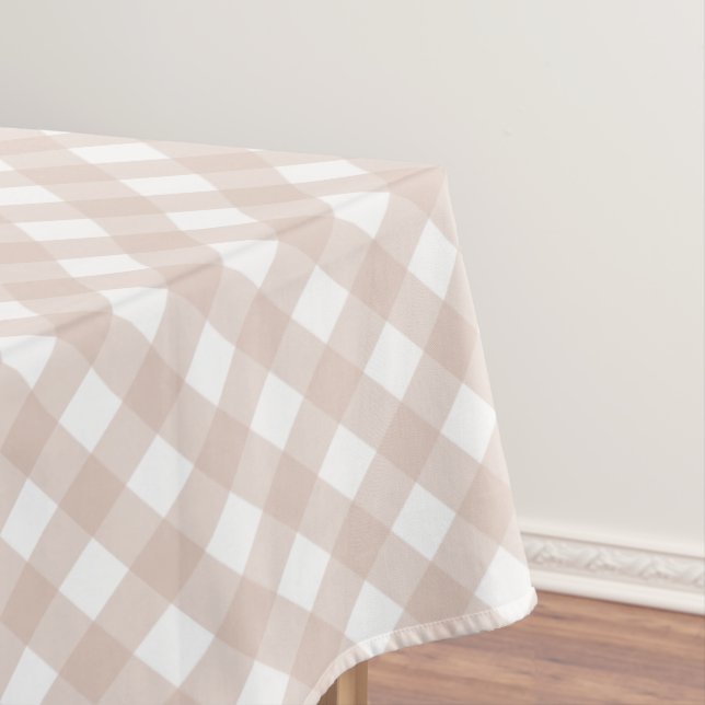Niedlich Baby Erntedank Gingham Pattern Tischdecke (Beispiel)