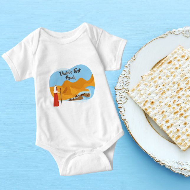 Niedlich Baby First Passover Baby Bodysuit Strampler (Von Creator hochgeladen)