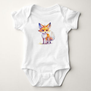 Niedlich Baby Fox Baby Bodysuit Strampler