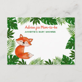 Niedlich Baby Fox | Babydusche | Hinweise für die Einladung