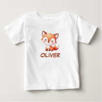 Niedlich Baby Fox Personalisiert