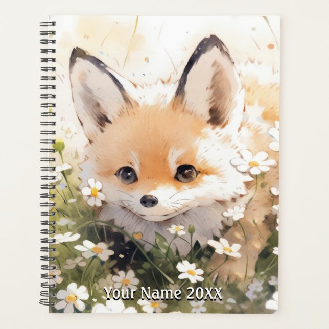 Niedlich Baby Fox Planer (Vorderseite)