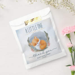 Niedlich Baby Fox Snowly Winter Baby Dusche Geschenktütchen