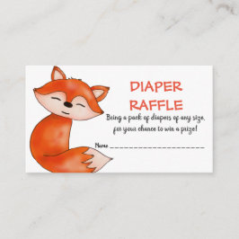 Niedlich Baby Fox | Windelrumpf | Babydusche Begleitkarte