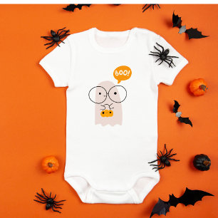 Niedlich Baby Ghost Halloween Baby Bodysuit Baby Strampler