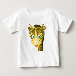 Niedlich Baby Giraffe - Baby T-shirt