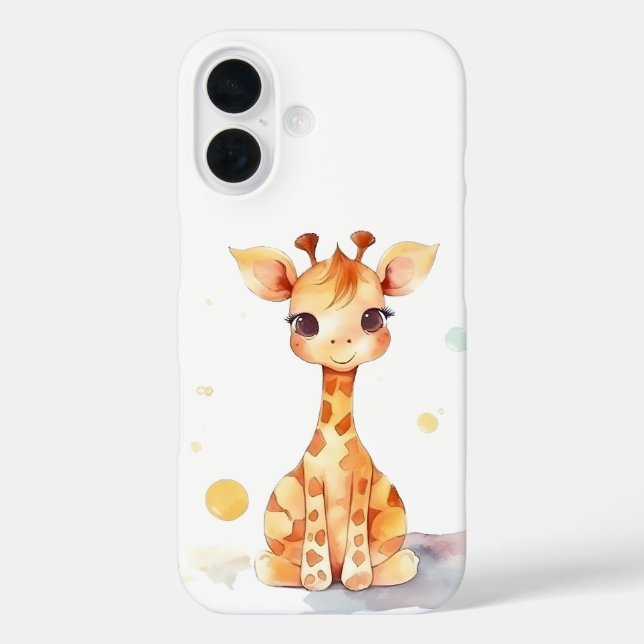 Niedlich Baby Giraffe iPhone 16 Fall Case-Mate iPhone Hülle (Rückseite)