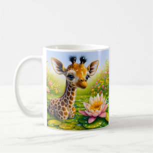 Niedlich Baby Giraffe Kaffeetasse