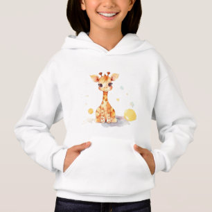 Niedlich Baby Giraffe Kid Pull-over Hoodie
