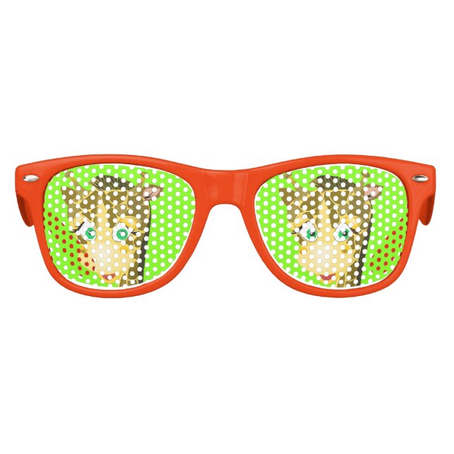Niedlich Baby Giraffe Partybrille (Vorderseite)