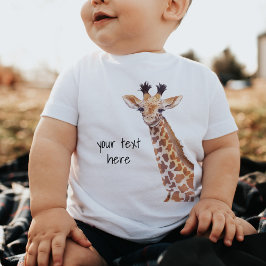 Niedlich Baby Giraffe Personalisiert T-shirt