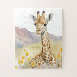 Niedlich Baby Giraffe Puzzle