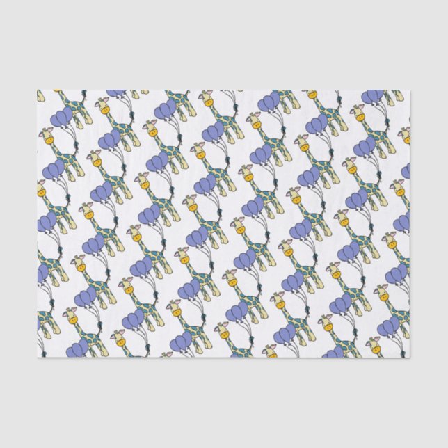Niedlich Baby Giraffe Seidenpapier (Vorderseite)