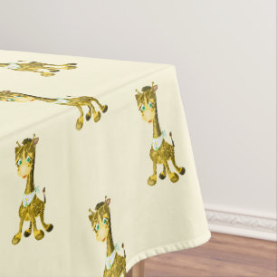 Niedlich Baby Giraffe Tischdecke