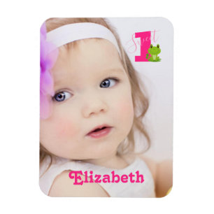 Niedlich Baby Girl Foto 1 Jahr Magnet