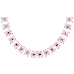 Niedlich Baby Girl Skull Wimpelkette