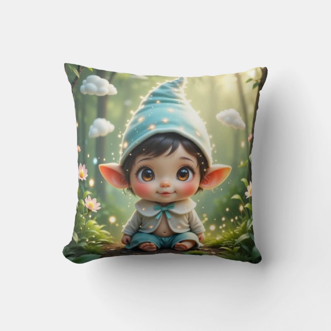 Niedlich Baby Gnome Kissen (Vorderseite)