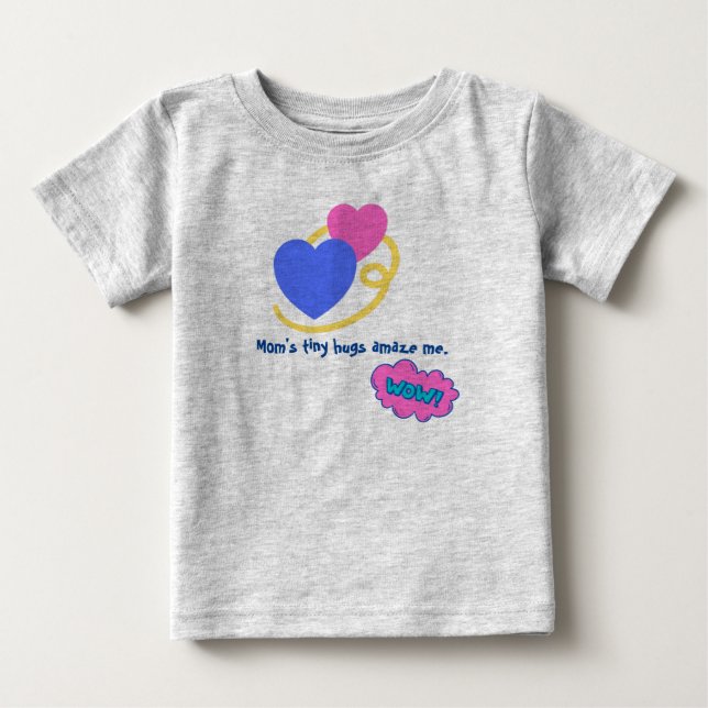 Niedlich Baby Gray T-shirt (Vorderseite)