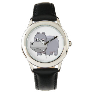 Niedlich Baby Hippo Armbanduhr