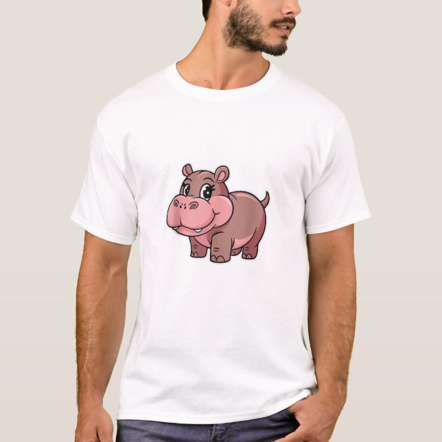 Niedlich Baby Hippo Moo Deng Tank Top_1 (Vorderseite)