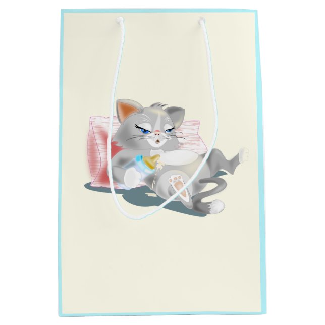 Niedlich Baby Kitty Mittlere Geschenktüte (Vorderseite)