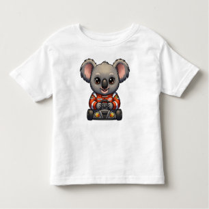 Niedlich Baby Koala Rennfahrer Kleinkind T-shirt