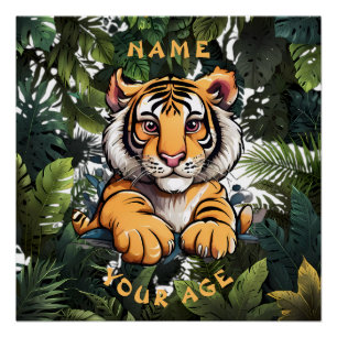 Niedlich Baby Lion Children Poster