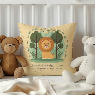 Niedlich Baby Lion Kinderzimmer Throw Kissen