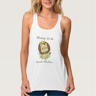 Niedlich Baby Lion King Watercolor Jungle Mommy zu Tank Top