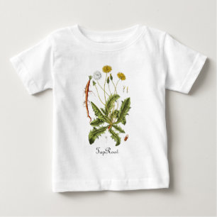 Niedlich Baby Little Stach Root Vintag Dandelion T-shirt