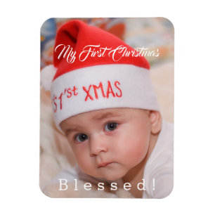 Niedlich Baby Mein erster Weihnachtsurlaub in der Magnet