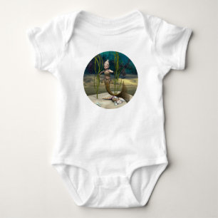 Niedlich Baby Mermaid Strampler