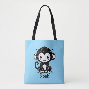 Niedlich Baby Monkey Zeichnend - Kawaii Kinderzimm