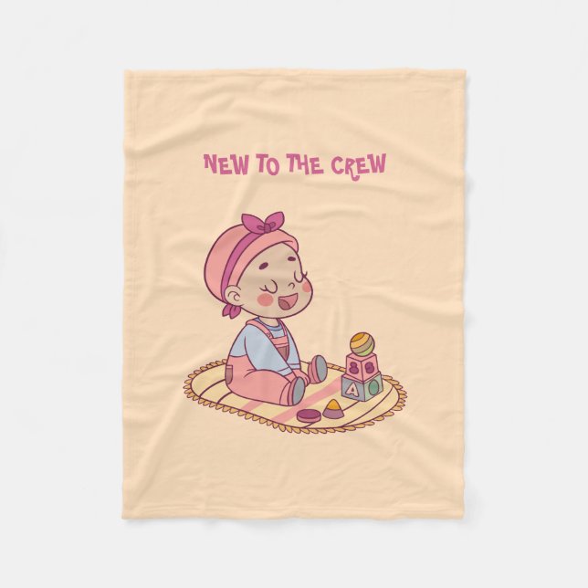 Niedlich Baby Motif Fleecedecke (Vorderseite)