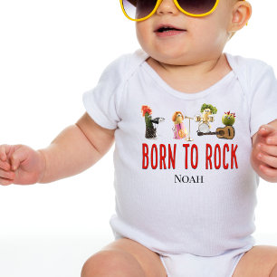 Niedlich Baby Neugeborene Apparel Cool Baby Rocks Strampler