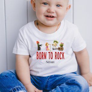 Niedlich Baby Neugeborene Apparel Cool Baby Rocks T-shirt