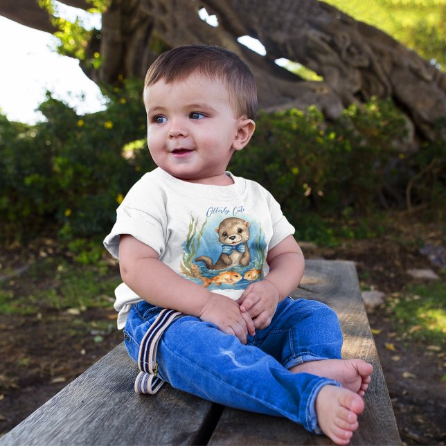 Niedlich Baby Otter Boy T-shirt (Von Creator hochgeladen)