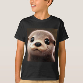 Niedlich Baby Otter T Shirt - Süße Tier Shirts