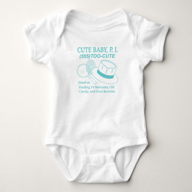 Niedlich Baby P.I. Strampler (Vorderseite)