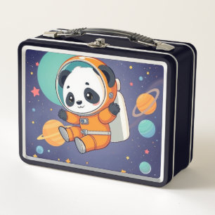 Niedlich Baby Panda Astronaut Kids Lunchbox - Welt