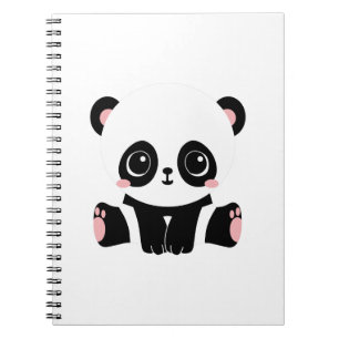 Niedlich Baby Panda Notizblock