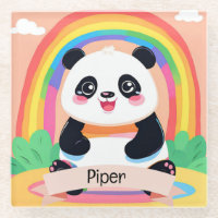 Niedlich Baby Panda Rainbow
