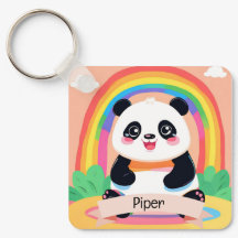 Niedlich Baby Panda Rainbow