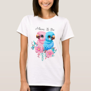 Niedlich Baby Parrot Twins T-Shirt