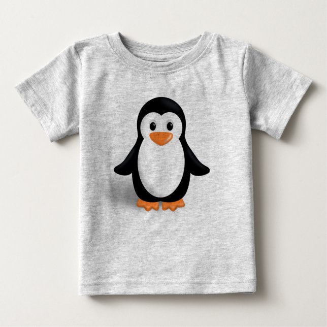 Niedlich Baby Penguin T-shirt (Vorderseite)