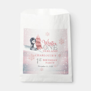 Niedlich Baby Penguin Winter ONEderland 1. Geburts Geschenktütchen